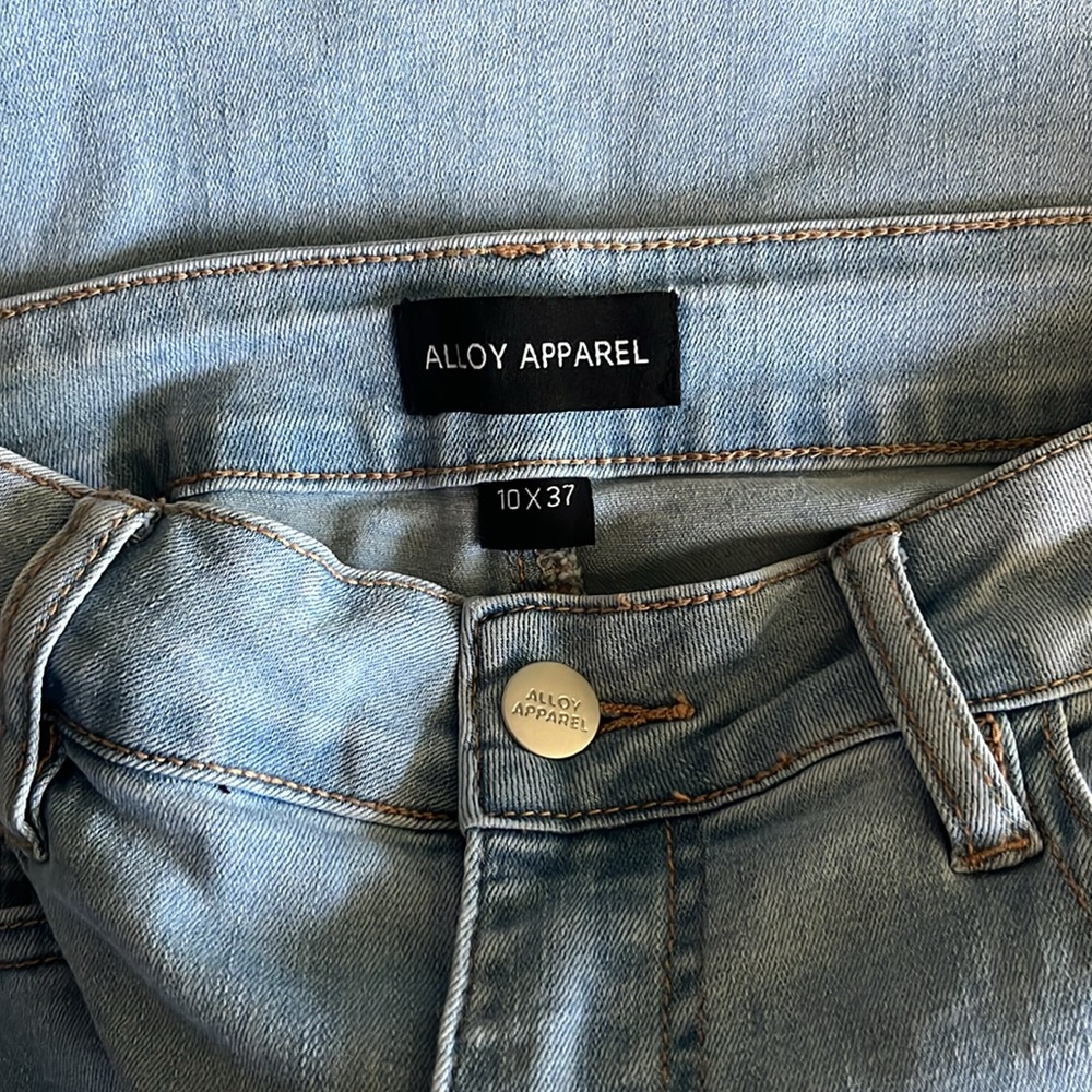 ALLOY Sky Blue Flare Jeans - Picture 6 of 6